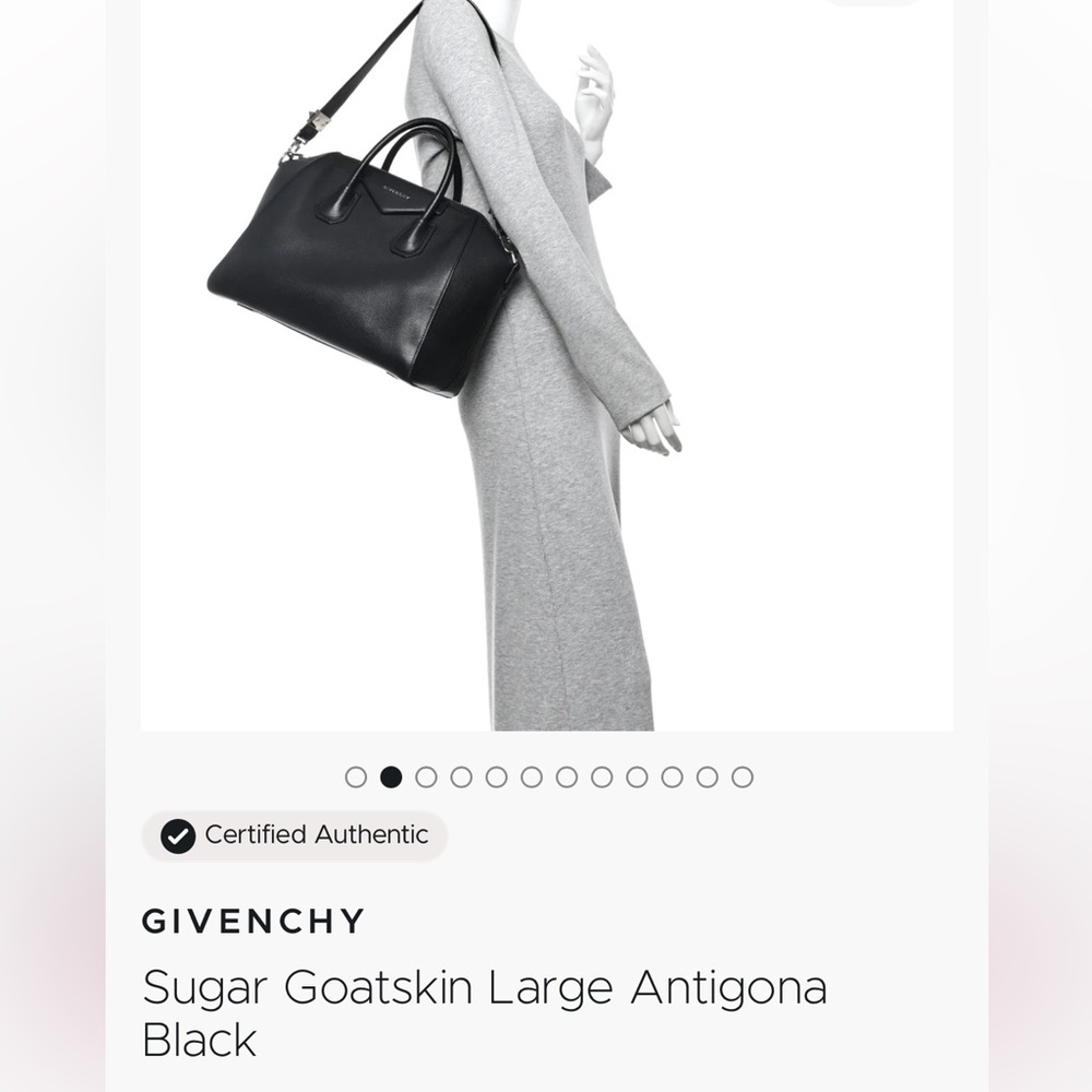ISO Givenchy Black Sugar Goatskin Antigona in size Large